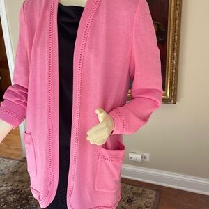 St. John Sport by Marie Gray Pink Cardigan